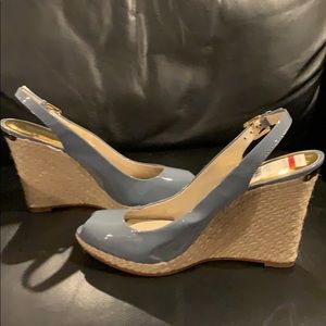 NWT periwinkle blue wedges